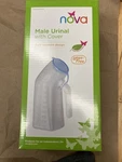 Nova Male Urinal With Cover. Fixed Price $10.00.