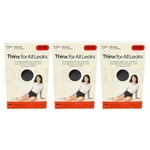 Thinx For All Leaks Women's Hi-waisted Bladder Underwear Black Med Lot Of 3. Fixed Price $22.99.