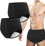 Incontinence Underwear For 2 Pack Washable Mens Large, Black. Fixed Price $57.11.