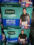 72 Depend Mens Fresh Protection Advance Pull-ups Medium Large Pants Size 32 42. Fixed Price $34.97.