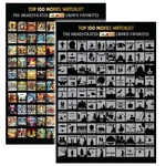 Top 100 Movies Scratch Off Poster - Bucket List Imdb Family Recommendation Mo.... Fixed Price $28.39.