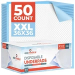 Disposable Adult Bed Pads 36" X Blue Chucks For Elderly Seniors, Incontin.... Fixed Price $50.58.