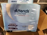 Attends Discreet Underwear, Large Size 14 Ct. X 2 Packs. Fixed Price $25.00.