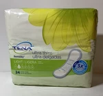 Tena Serenity Ultra Thins Long Triple Protection Odor Con Pads 24 Count (2 Avb). Fixed Price $19.00.