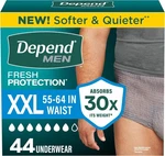 Depend Fresh Protection Men's Underwear, Xxl 44 Count. Fixed Price $46.74.