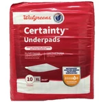 Walgreens Certainty Bladder Protection Underpads Maxi Absorbency Xl 29X35 -10. Fixed Price $29.99.