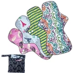 4PCS Overnight Pads 13.5INCH Reusable Menstrual Heavy Flow, Washable Clo.... Fixed Price $25.51.