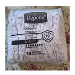 Depend Defense Overnight Incontinence Pants Pink Disposable 14 Ct 12HR. Fixed Price $18.50.