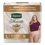 Depend Silhouette Maximum Absorbency Underwear, Large. Fixed Price $26.31.