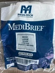 Medi-tech MB13002 Medibrief Mesh, White,large 1PAC Two Piece New. Fixed Price $7.50.