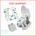 Blissful Diary 20 Pcs Toilet Seat Covers Disposable For Toddlers & Adults, Extra. Fixed Price $15.75.