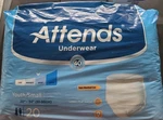 Attends Incontinence Care Underwear Heavy Youth Small Count 20"- 34". Fixed Price $29.00.