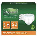 Depend Fresh Protection Maximum Absorbency Underwear, Small / Medium. Fixed Price $28.07.