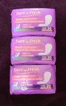 Set Of 3 Sure & Fresh Bladder Control Liners Light Unscented 20 Ct Free Shipping. Fixed Price $16.50.