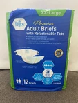 Med Pride Premium Adult Briefs With Refastenable Tabs Xx- Large 12 New. Fixed Price $11.99.