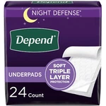 Depend Disposable Incontinence Underpads 24 Count 36X21 Absorbent Bed. Fixed Price $45.19.