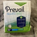 Prevail Nu-fit Daily Briefs Large 45"-58" 18 Count Maximum Absorbency New. Fixed Price $24.95.