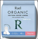 Rael Women Incontinence Liners Organic Cotton Cover Postpartum Essential 48CT. Fixed Price $14.85.