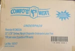 Comfort Wear Underpads 23" 36" Disposable Bed 150 Ct Latex Free Incontine. Fixed Price $35.99.