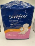 Carefree Ultra Thin Pads For Women Overnight With Wings 40CT. Fixed Price $13.49.