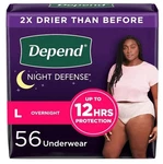 Night Defense Adult Incontinence & Postpartum Bladder Leak Underwear For Women. Fixed Price $53.79.