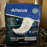 Attends Male Guard Incontinent Pad Contoured 12.5" ADMG20 Case Of 8 Packd. Fixed Price $85.00.