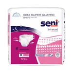 Seni Super Quatro Severe Absorbency Incontinence Brief, Medium. Fixed Price $17.04.