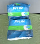 Lot Of Packs 20 Presto Supreme Protective Adult Underwear- Size Medium. Fixed Price $9.99.