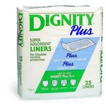 Dignity Incontinence Liner Plus 12IN Length Moderate Absorbency Pack Of 25. Fixed Price $22.56.
