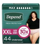 Depend Fresh Protection Adult Xxl Incontinence Postpartum Underwear For Women 44. Fixed Price $39.95.