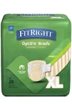 Medline Fitright Optifit Extra+ Absorbency Xl Beige Incontinence Briefs Unisex. Fixed Price $7.00.