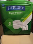 Medline Fitright Optifit Briefs Adult Medium 32 - 44 Extra Absorbency. Fixed Price $30.00.