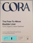Cora 100% Organic Cotton Topsheet Bladder Liners, Regular Length (36 Count). Fixed Price $12.49.