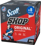 Scott Shop Original Blue Towels (75190), 9"X12" Cloth-like Paper (8 Boxes. Fixed Price $207.27.