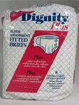 Dignity Plus Fitted Adult Briefs Xlarge 2 Packs Of 8. Fixed Price $64.00.