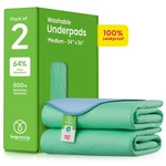 Reusable Underpads Washable Incontinence Waterproof Bed Pet 34"X36" Chux. Fixed Price $29.99.