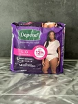 14 Pk Depends Defense Incontinence Overnight Underwear For Womens Size L. Fixed Price $13.50.