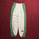 Men Air Jordan Sweatsuit Sz Lg S/s Top Med Pants White Red & Green Trim. Fixed Price $124.99.