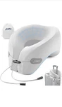 Jiaao Memory Foam Neck Pillow White Adjustable Fit Washable Cover. Fixed Price $20.00.