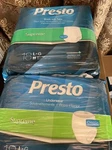 Presto Adult Diapers Supreme Underwear Large Max Absorbency 18 Count Sale New. Fixed Price $12.00.