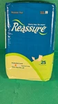 Reassure Booster Pads 25 Ct. Maximum Protection Fits. Fixed Price $9.99.