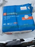 Walgreens Certainty Unisex Underwear, Max Absorbency, Large, 17 Count, See Desc. Fixed Price $20.00.