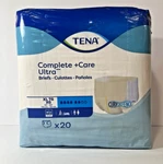 Tena Complete + Care Ultra Adult Brief Xl , With "curvdefence" 20 Ct Free Ship!. Fixed Price $19.99.