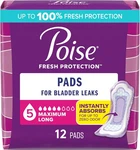 Incontinence & Postpartum Pads For Bladder Leaks, 5 Drop Maximum. Fixed Price $68.45.