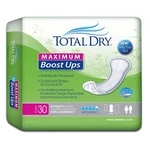 Totaldry Booster Pads Maximum 1375" Long Pk Of 30. Fixed Price $21.87.