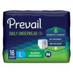 Prevail Maximum Absorbent Underwear, Large. Fixed Price $15.42.