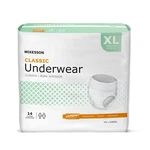 Mckesson Adult Disposable Pull Up Underwear Diapers Xl 4 Pack (total Of 56). Fixed Price $40.00.
