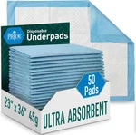 Disposable Chux Pads 23IN 36IN, Super Absorbent Bed For Incontinence, Und. Fixed Price $33.99.