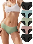 Tiichoo Period Underwear Heavy Flow Incontinence Women's Leakproof Size 5 Pack. Fixed Price $50.14.