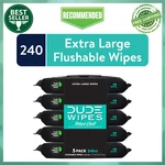 Dude Flushable Wipes, Xl Wet For At Home Use, Mint Chill, 240 Count. Fixed Price $24.99.